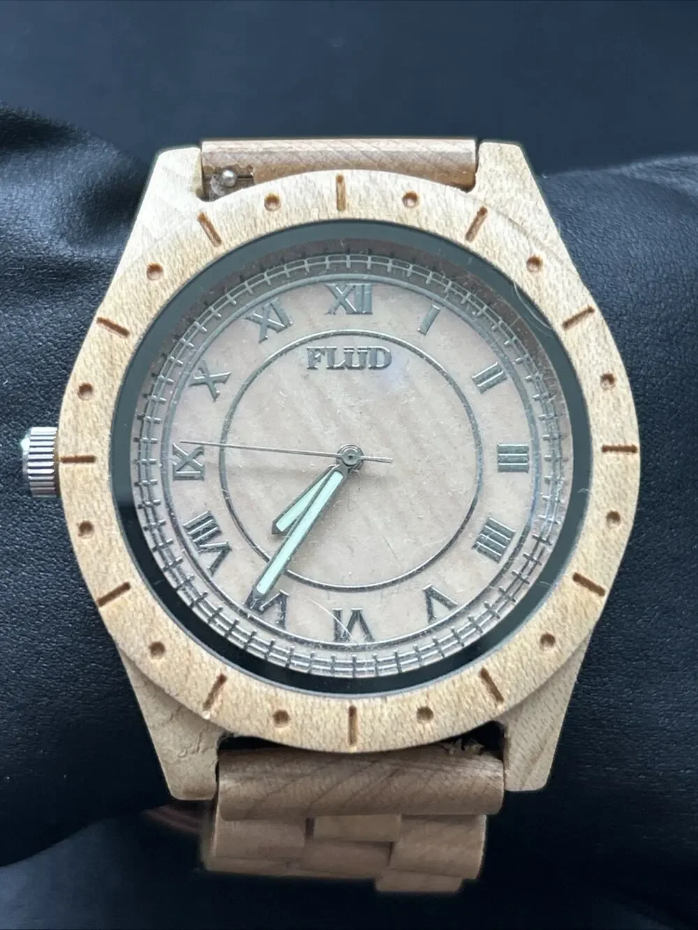 Flud Men’s Wood Quartz Watch